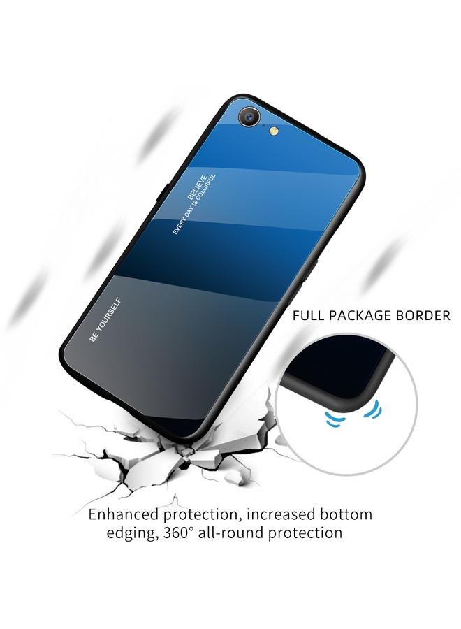 S-TOP Case For OPPO A57 / A39 Gradient Color Glass Case - Image 5