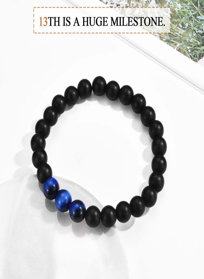 FIEEFX 13th Birthday Gifts for Boys, 13 Year Old Boy Birthday Gifts Ideas, Cool 13th Birthday Beaded Bracelet Gifts for 13 Year Old Boy Son Grandson Nephew Brother Friends with 13th Birthday Card - Image 2