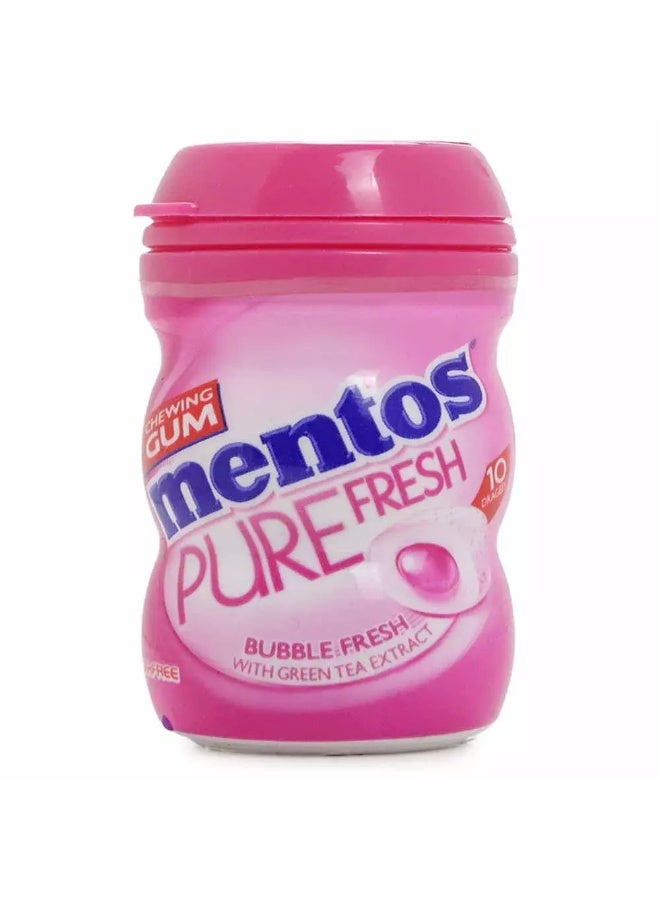 Mentos Pure Fresh Bubble Fresh Chewing Gum - 10pcs - Image 1