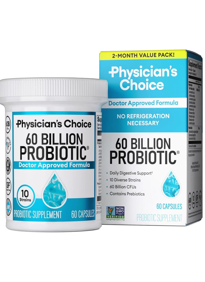 Physician's CHOICE - 60 Billion Probiotic 60 Capsules - Image 1