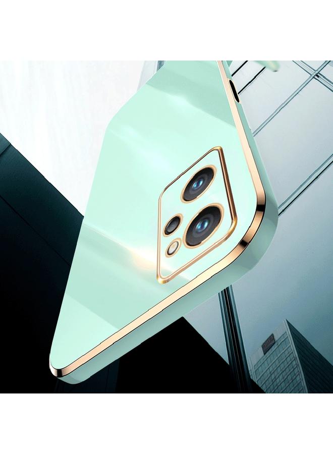 اس-توب جراب لهاتف Realme 9i من XINLI، جراب هاتف TPU مطلي بالكهرباء 6D بحافة مستقيمة - Image 5