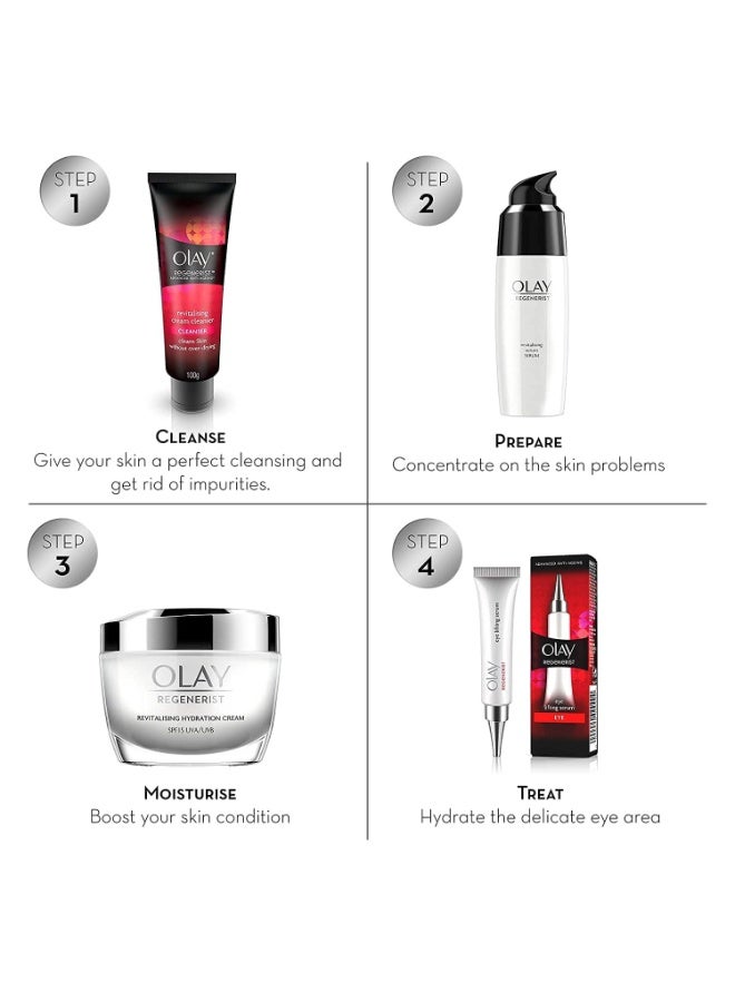 كريم الترطيب المجدد من أولاي ريجينيريست مع عامل حماية من الشمس SPF 15 | بشرة رطبة وممتلئة ونطاطة | مع حمض الهيالورونيك والنياسيناميد والببتيدات | البشرة العادية والدهنية والجافة والمختلطة | 50 جرام - Image 3