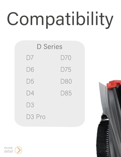 BBT BAMBOOST Replacement Compatible with Neato D3, D7, D4,D5,D6,D8,D9,D75,D80,D85, Accessories for D Series and Neato Botvac Connected Robot Vacuums, Side Brush, Filter, Main Roller Brush - Image 2