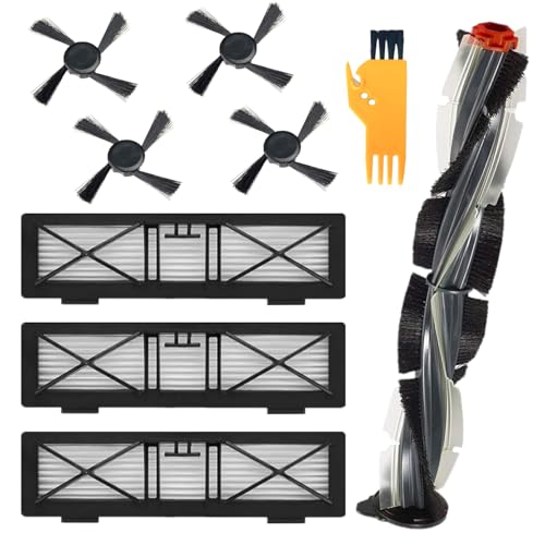 BBT BAMBOOST Replacement Compatible with Neato D3, D7, D4,D5,D6,D8,D9,D75,D80,D85, Accessories for D Series and Neato Botvac Connected Robot Vacuums, Side Brush, Filter, Main Roller Brush - Image 1