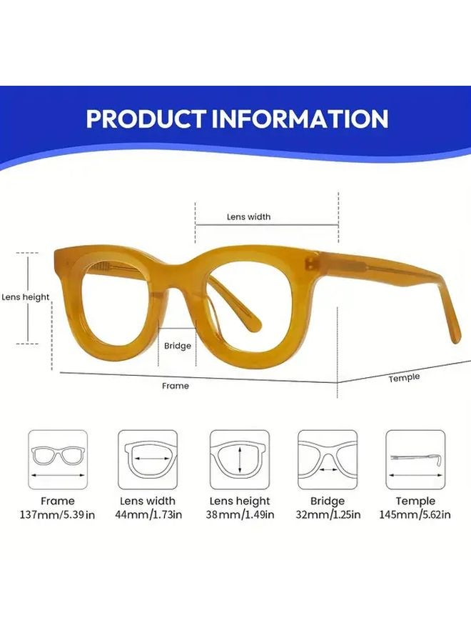نظارات أورانج المضادة للضوء الأزرق لأجهزة الكمبيوتر والتلفزيون والهواتف المحمولة - Image 4
