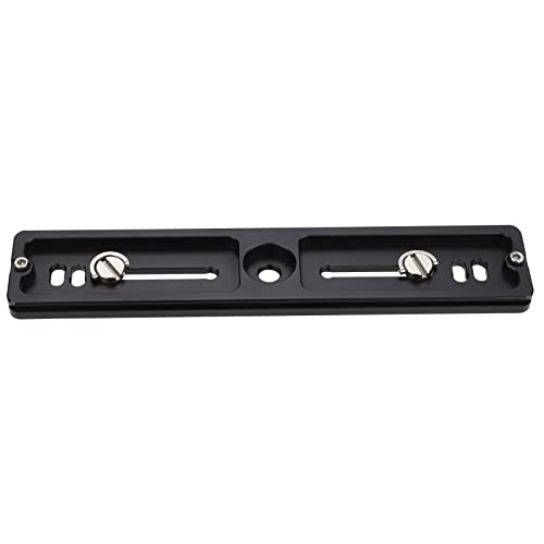 Leftfoto Quick Release Plate,150mm Universal Camera QR Plate,Quick Shoe Plates with Two 1/4" Screw Fits Arca Swiss Standard Clamp for DSLR Camera Tripod Ballhead - Image 3