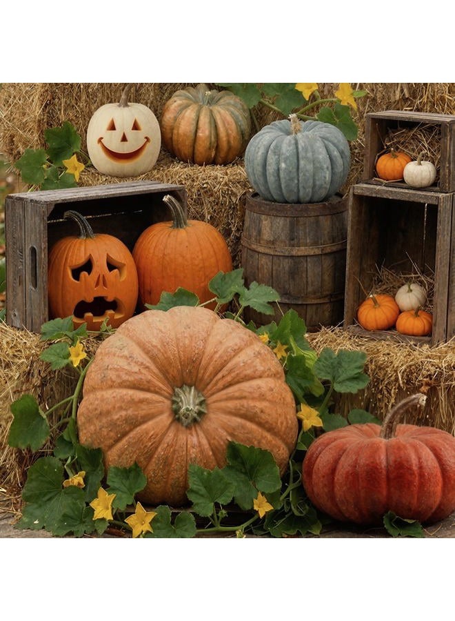 Seed Needs Pumpkin Seeds to Plant Specialty Spooky Blend |10+ Premium Varieties Lumina White, Baby Boo, Blue Jarrahdale, Cinderella & More! | Heirloom Non-GMO Untreated | Bulk - Image 2