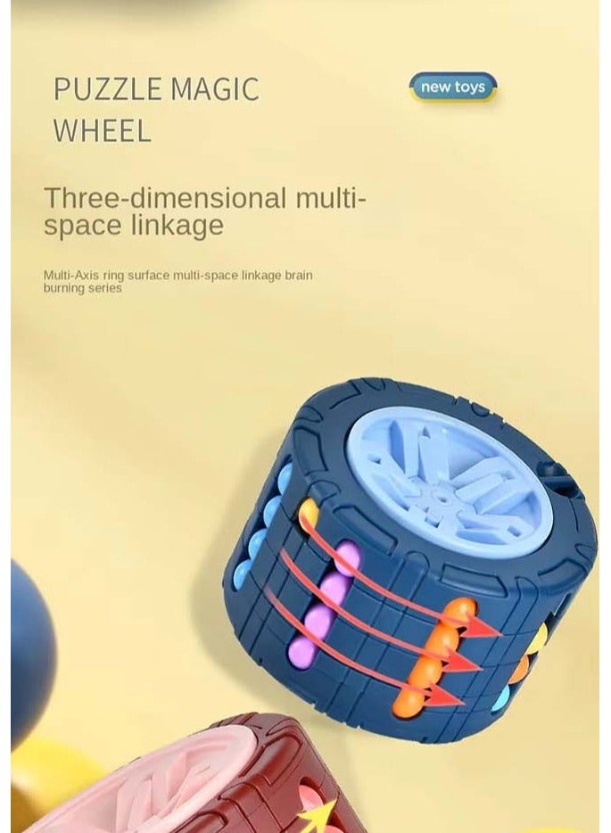 إسكدنيا ألعاب الألغاز الدوارة السحرية لتخفيف التوتر للأطفال، ألعاب تعليمية للأطفال الرضع، ال، هدية عيد الشكر، ألعاب تعليمية للأطفال الرضع من مونتيسوري لتخفيف التوتر، ألعاب تعليمية للأطفال الرضع من مونتيسوري - Image 4