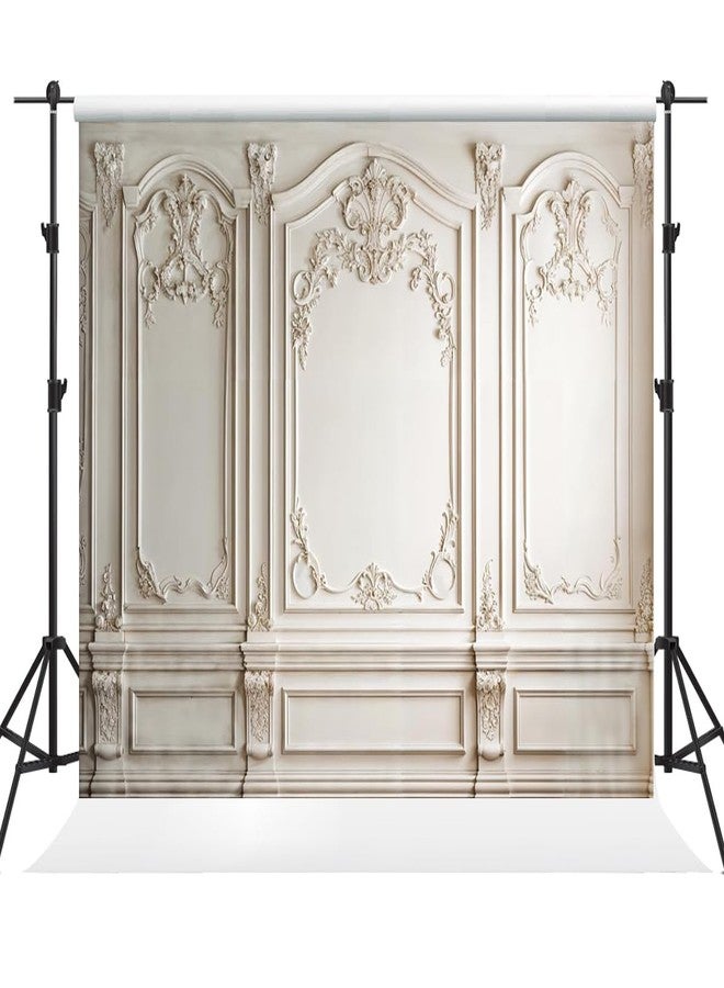 Kate 7×5ft Retro Indoor Backdrop Photography European Style Gypsum Pattern Background Classic Portrait Background Photography Studio Props Picture Video - Image 1