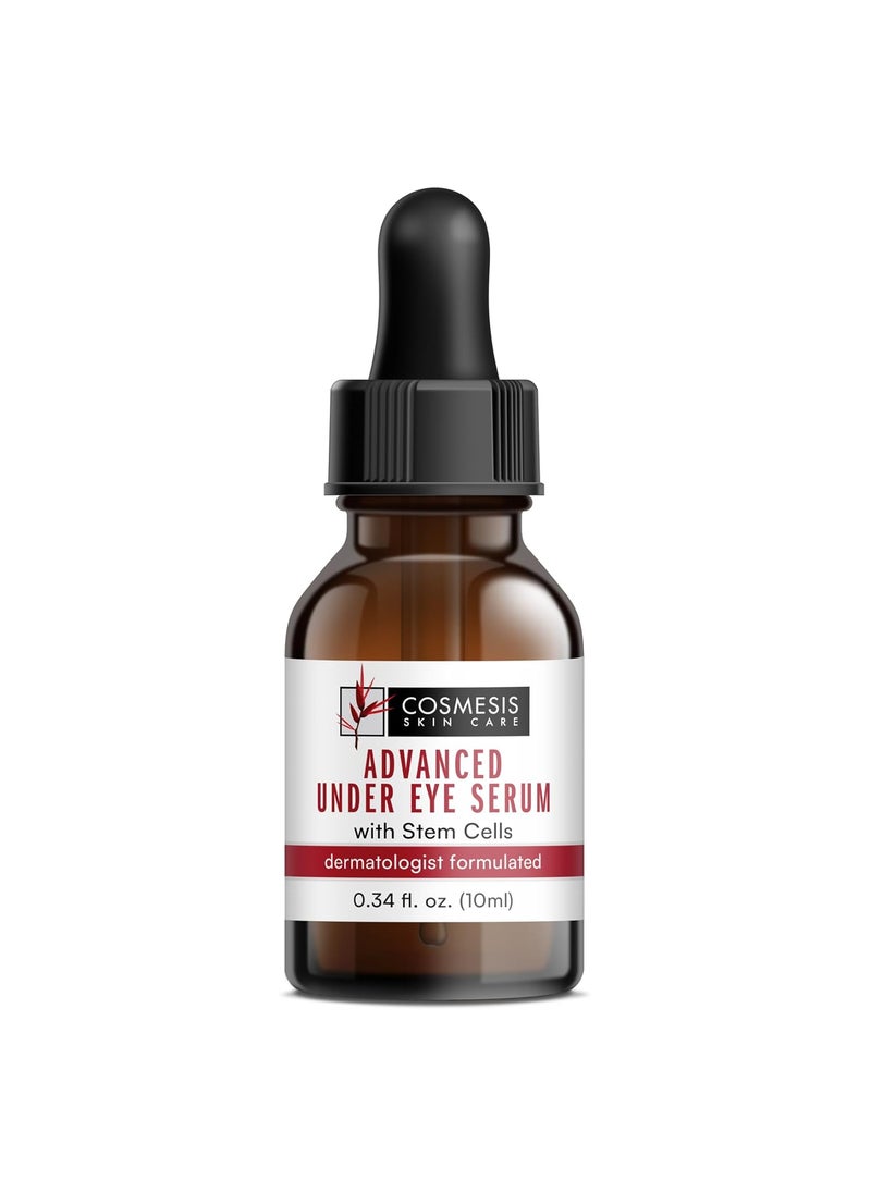 Cosmesis Skin Care Advanced Under Eye Serum with Stem Cells  Reduce Wrinkles Moisturize  Nourish  Pomegranate Blueberry  Seaweed Extracts  13 oz 