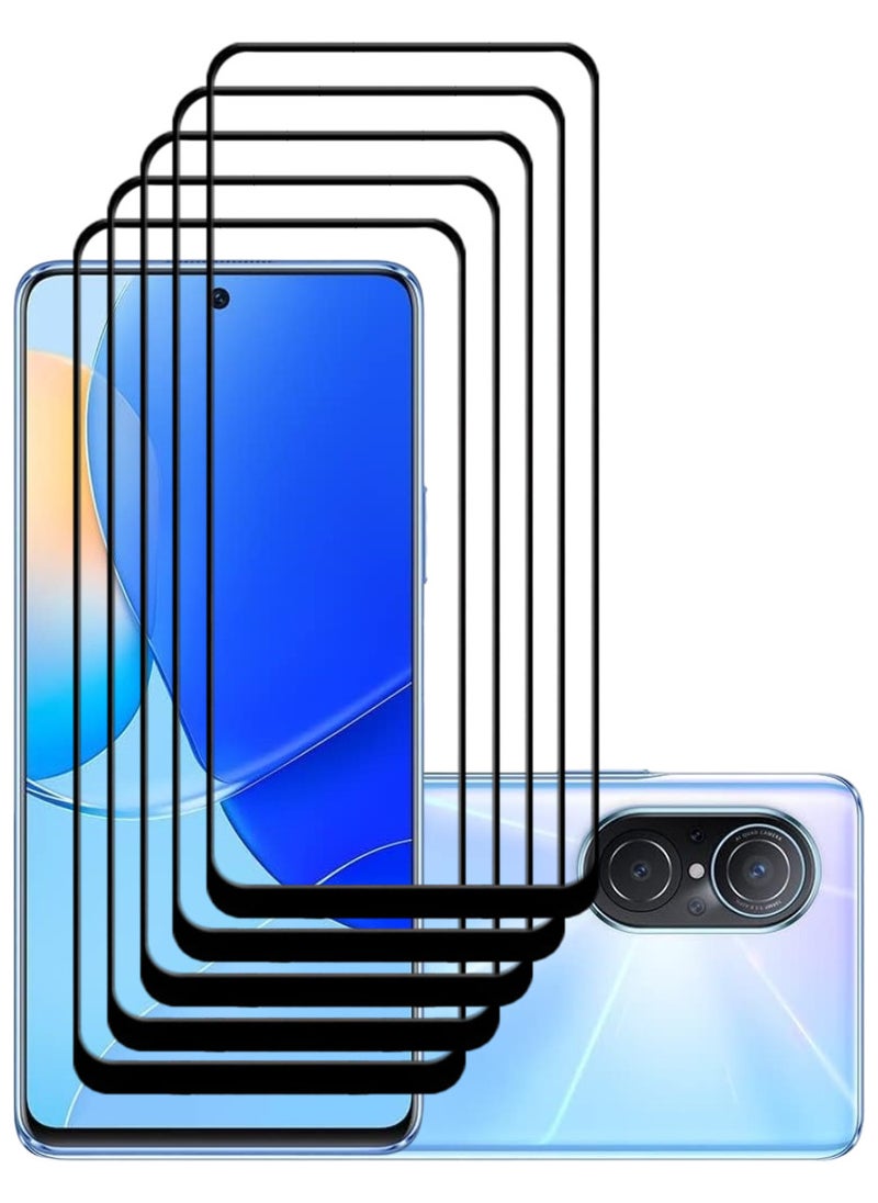 ACLIX 5 Pieces Antistatic ESD Dustproof Premium Quality High Definition Tempered Glass Screen Protector Designed For Huawei nova 9 SE - Image 1