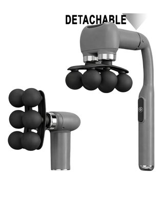 Powerful Portable Massage Gun for Full Body Muscle Relaxation, Long Battery Life, Rechargeable Deep Tissue Massager with 6-Head Design - view 2