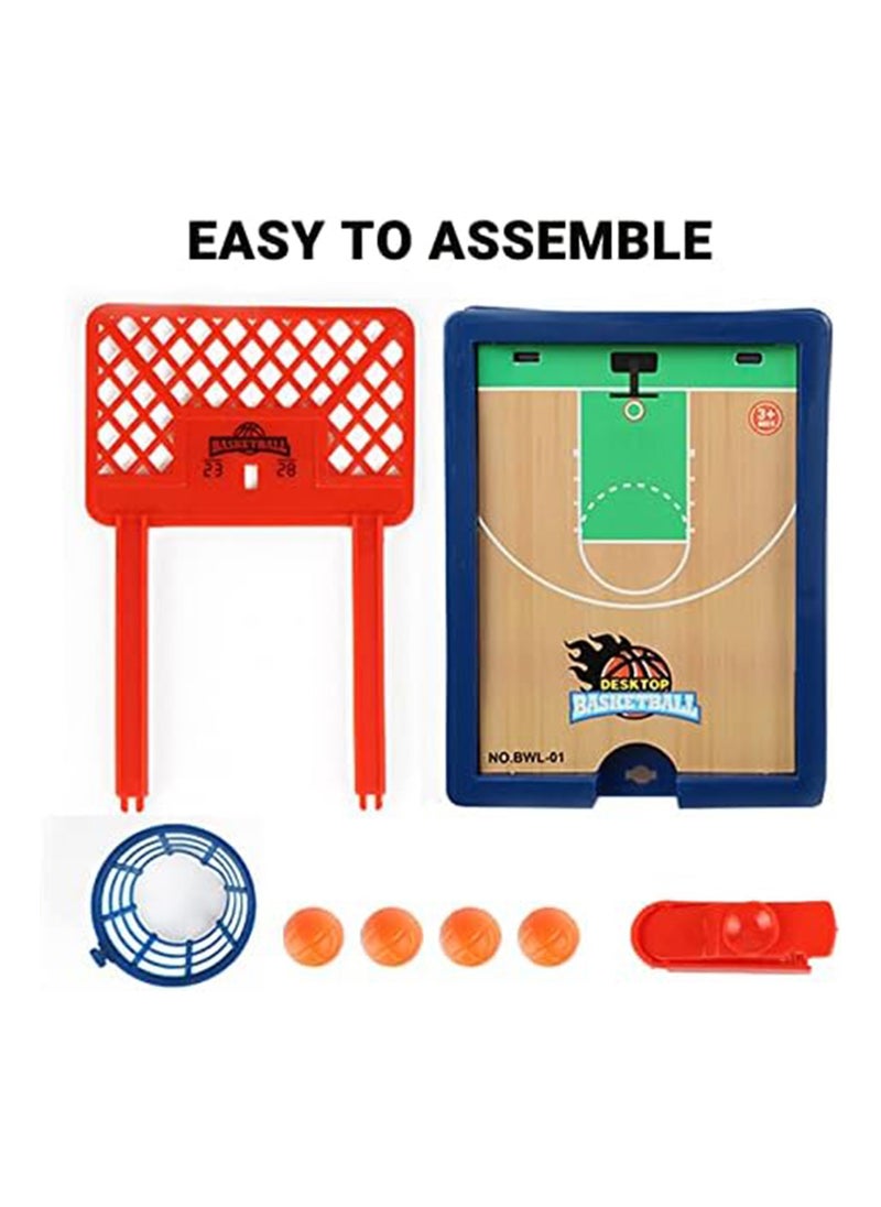 SYOSI 6 Pack Mini Basketball Game, Fun Goodie Bag Stuffers, Basketball Party Favors, Mini Basketball Game, Carnival Games, Classic Arcade Tabletop Basketball Games, Anti-Stress Novelty Toys  - Image 2
