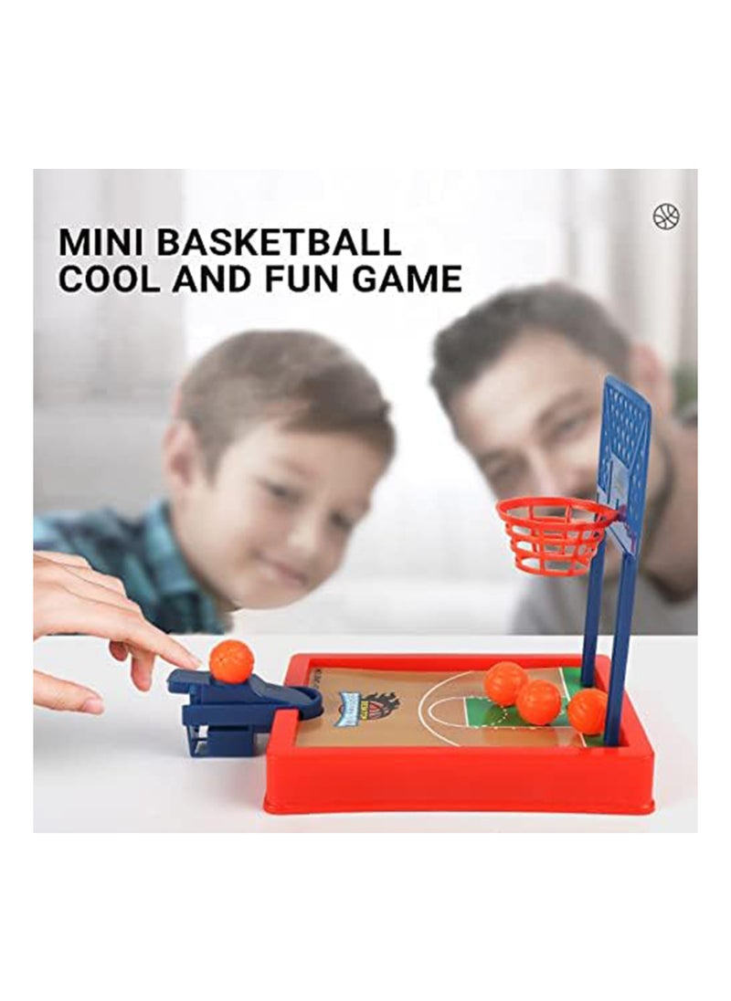 SYOSI 6 Pack Mini Basketball Game, Fun Goodie Bag Stuffers, Basketball Party Favors, Mini Basketball Game, Carnival Games, Classic Arcade Tabletop Basketball Games, Anti-Stress Novelty Toys  - Image 3