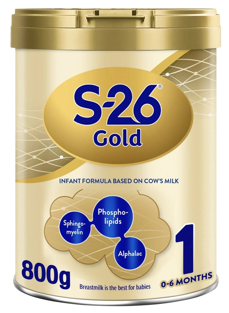 S26 Gold Stage 1 Infant Formula For Babies From 0 6 Months Cow'S Milk Formula Tin 800G - Image 1