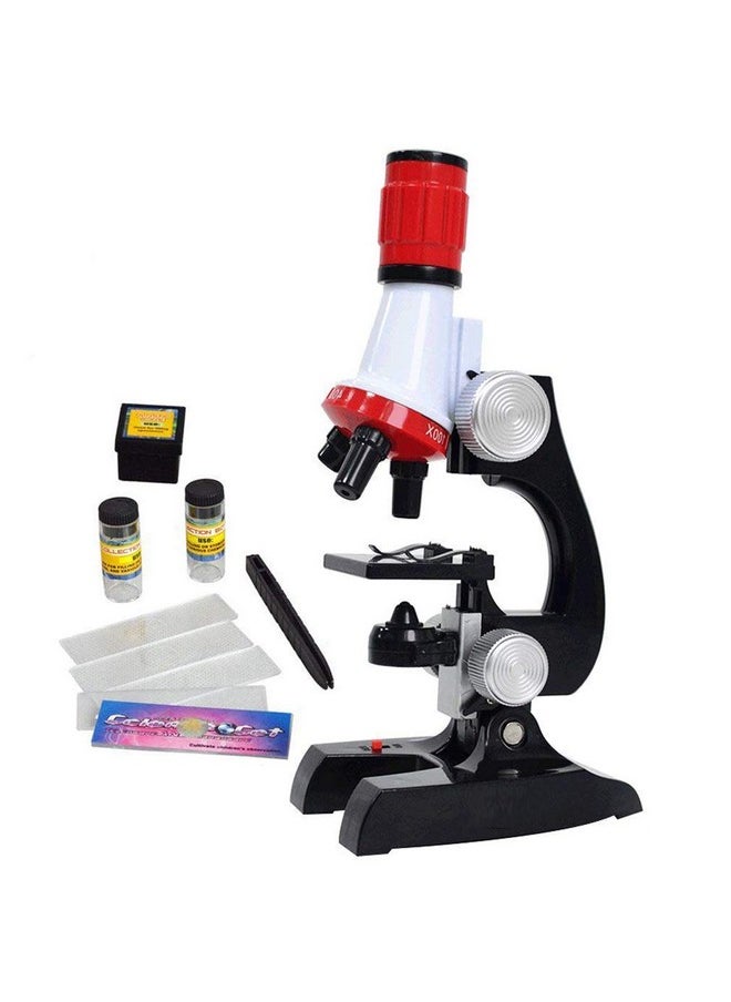 Little World Science Kits For Kids Beginner Microscope Kit With Led 100X 400X And 1200X Magnification Kids Educational Toy Birthday Halloween  - Image 1