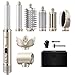 Tqcir 8-in-1 Professional Hot Air Styler&Hair Dryer Brush, Powerful Multi-Styler with Auto-Wrap Curler with Storage Case, Fast Drying Curling Straightening Volumizing Without Heat Damage(Gold) - Image 2
