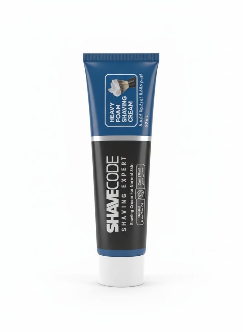 WETELL Women's razor with 3 nano-precision blades and a 360° moisturizing strip, enriched with aloe vera and vitamin E for sensitive skin, a flexible head that fits the contours, and protective rubber fins for a smooth and safe shave without irritation. & Heavy Lather Shaving Cream with Menthol, Extra Moisturizing Formula for Normal Skin, 90ml Bundle - Image 3