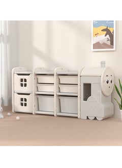 XiuWoo Toys Organizer Extra Large Deluxe Children Toy Storage Organizer, Kids Storage Bins, Toy Boxes, Toy Storage Rack, Home Organizer Rack Pull-Out Drawers Rack with 6 Removable Box for Playroom Bedroom, Nursery  - Image 1