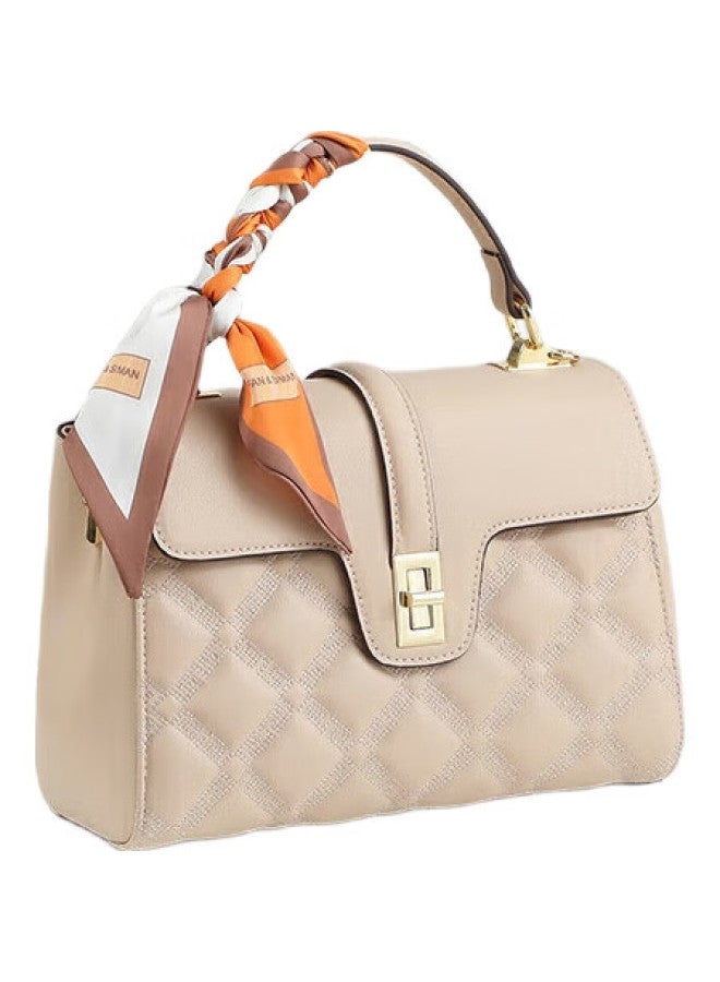 Viney Leather Handbag, Women'S Crossbody Bag, Middle-Aged Mom Bag, Handheld Shoulder Bag, Birthday Gift For Girlfriend, Qixi Festival Gift - Image 1