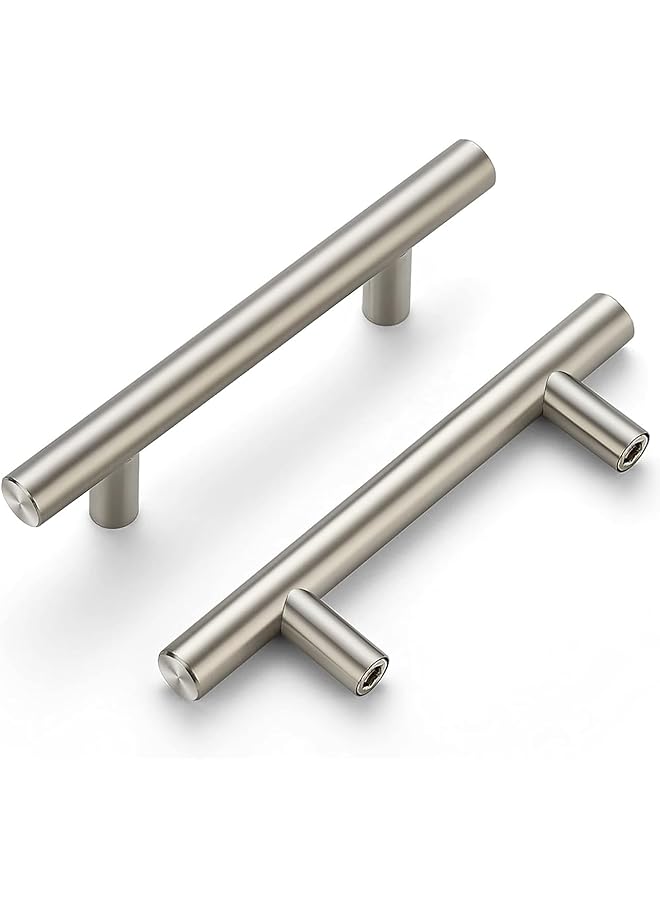 promass 5 Inch Cabinet Pulls Stainless Steel Handles Round Rod Handles Kitchen Handles for Cabinets and Drawers 5 InchLength, 3 Inch Hole Center (30) - Image 1