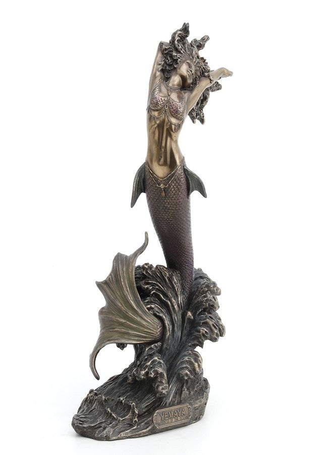 Unicorn Studio Yemaya Mother of All and Goddess of The Ocean Figurine Cold Cast Resin Bronze Finish - Image 5