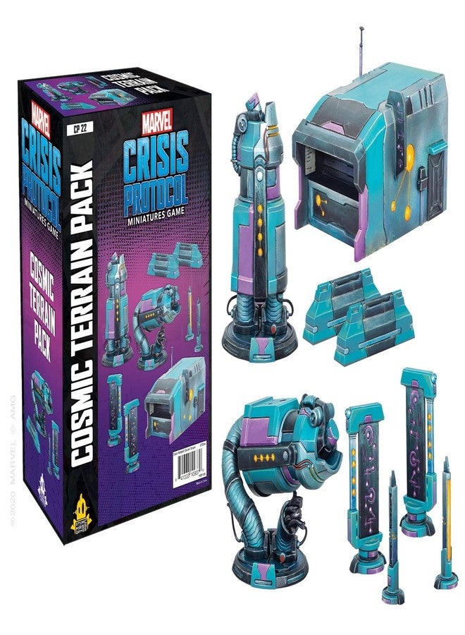 Asmodee Marvel: Crisis Protocol Cosmic TERRAIN PACK - Elevate Your Battles to Galactic Proportions! Tabletop Superhero Game, Ages 14+, 2 Players, 90 Minute Playtime, Made by Atomic Mass Games - Image 2