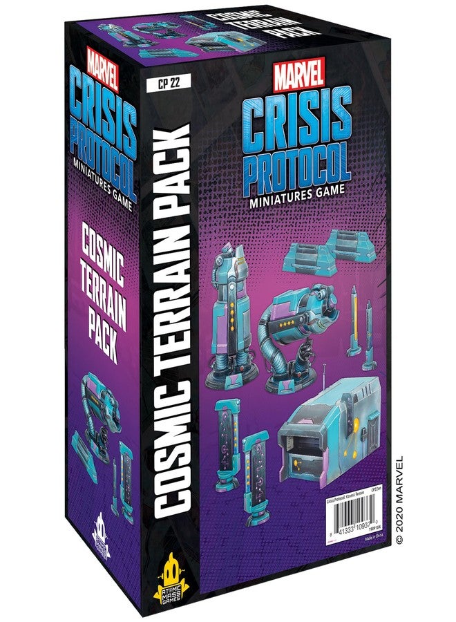 Asmodee Marvel: Crisis Protocol Cosmic TERRAIN PACK - Elevate Your Battles to Galactic Proportions! Tabletop Superhero Game, Ages 14+, 2 Players, 90 Minute Playtime, Made by Atomic Mass Games - Image 1