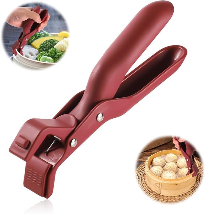 QURAX QURAX MultiPurpose AntiScalding Bowl Holder Clip MultiFunction AntiScald Bowl for Kitchen Silicone NonSlip Heat Insulation Clip for Pots Hot Bowl Dish Plate Gripper Clips Holder  - Image 2
