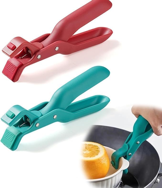 QURAX QURAX MultiPurpose AntiScalding Bowl Holder Clip MultiFunction AntiScald Bowl for Kitchen Silicone NonSlip Heat Insulation Clip for Pots Hot Bowl Dish Plate Gripper Clips Holder  - Image 5