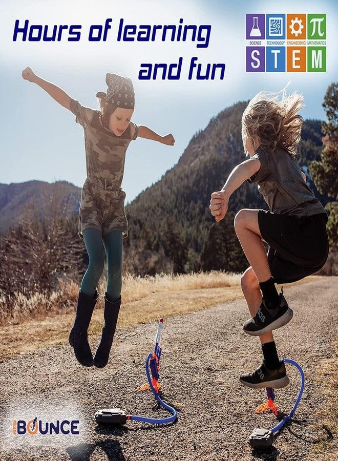 New Bounce Rocket Launcher for Kids - Adjustable 2-in-1 Jump Rocket Set - Includes a Sturdy Launch Pad and 4 LED Rockets - Soars Up to 150 Ft - Fun Kids Outdoor Toys (4 Pc Rocket Launcher) - Image 4