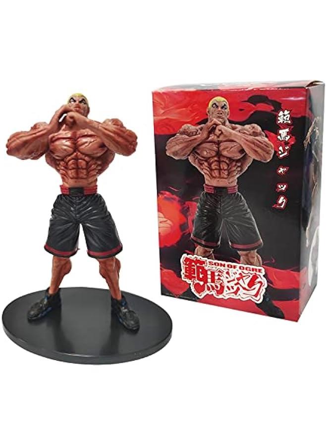 Anime Hanma Yujiro Figure Statue Model, 22cm Fighting Posture Jack Hanma Action Figure Desktop Decoration Gifts for Fans  - Image 1