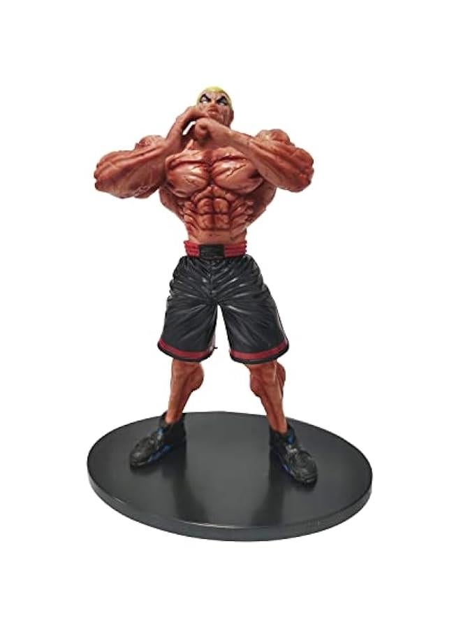 Anime Hanma Yujiro Figure Statue Model, 22cm Fighting Posture Jack Hanma Action Figure Desktop Decoration Gifts for Fans  - Image 4