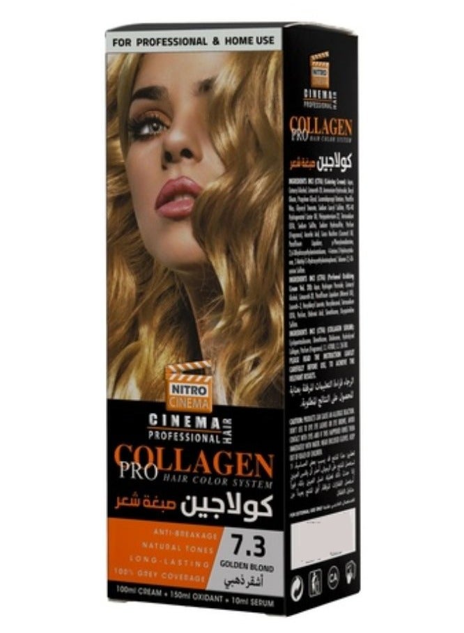 كولاجين صبغة شعر لون أشقر ذهبي 7.3