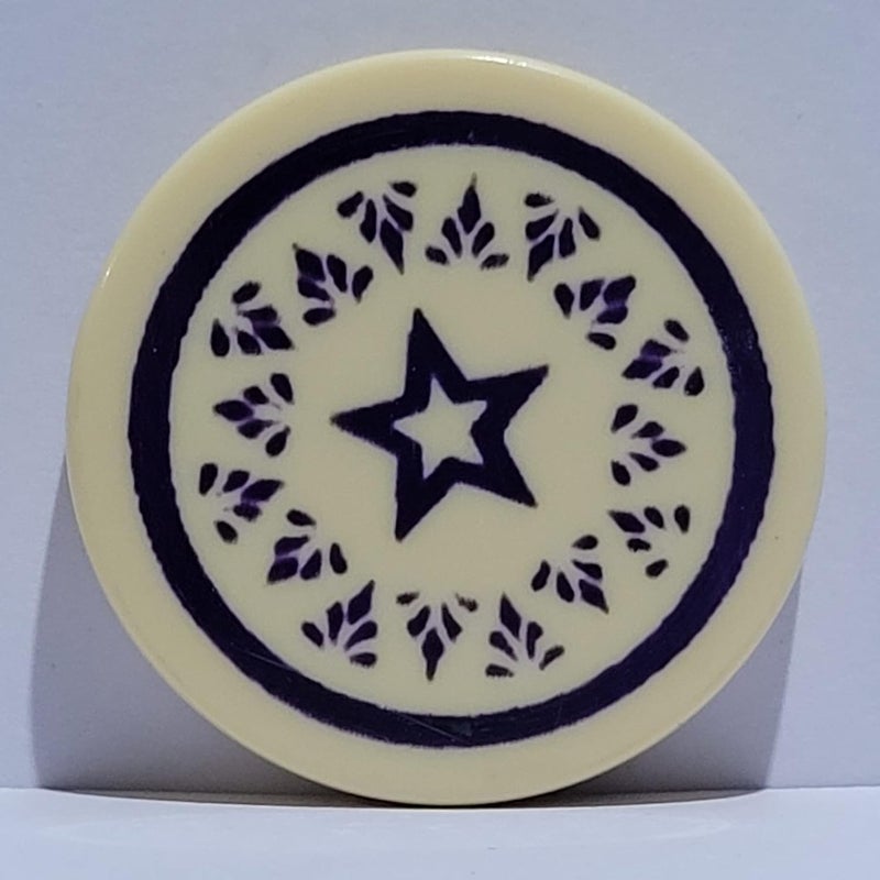 NHD Professional Carrom Striker 910 Ivory, Ideal for Tournament, Made of World No. 1 Belgian Billiard Ball Like Cue, Pool or Snooker. Approved Dimensions and Weight: 41mm x 8mm x 15g - Image 1