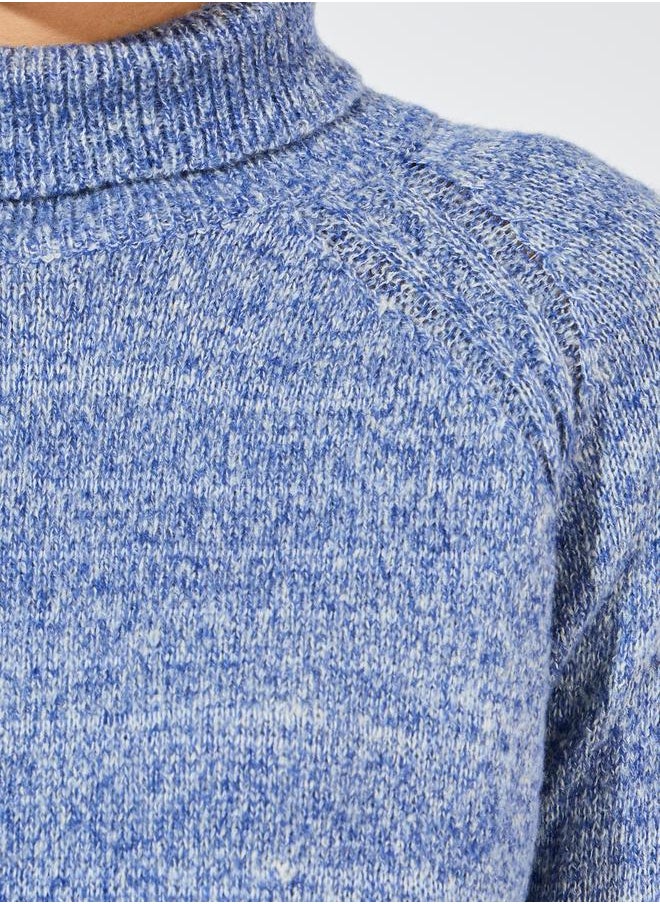 Styli - Regular Fit Mixed Yarn Turtle Neck Sweater - Image 1