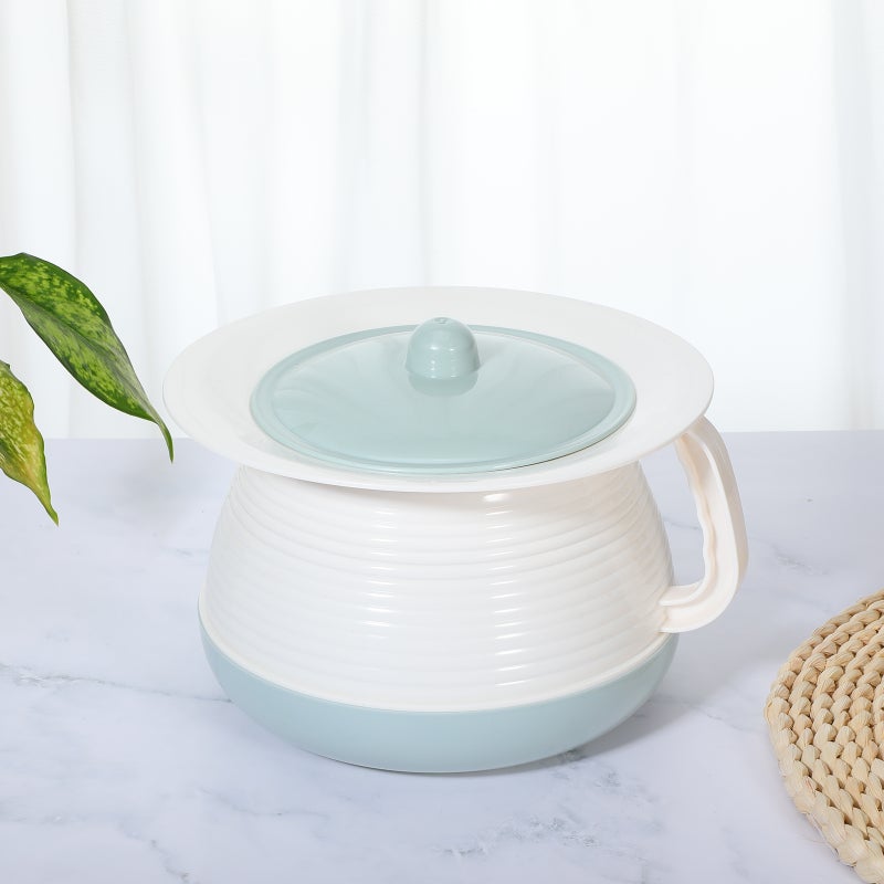 1 Set Spittoon with Lid Portable Chamber Pot Covered Night Urinal for Home - Image 5
