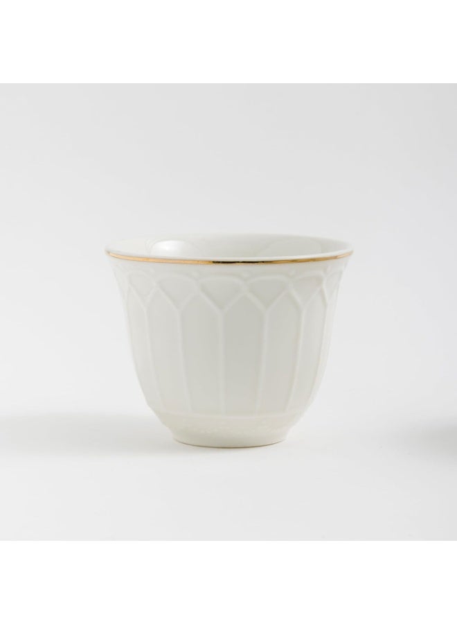 Master Gold Saudi Coffee Cup Set of 12 Porcelain 80ml with Barez | Coffee Cups Perfect for Offices, Various Occasions and Parties | Coffee Cups Sets for Hospitality - Image 2