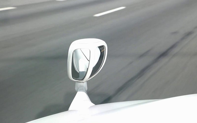 Auto Pearl Autopearl Car Bonnet Mirror Compatible with-Fortuner (White) - Image 3