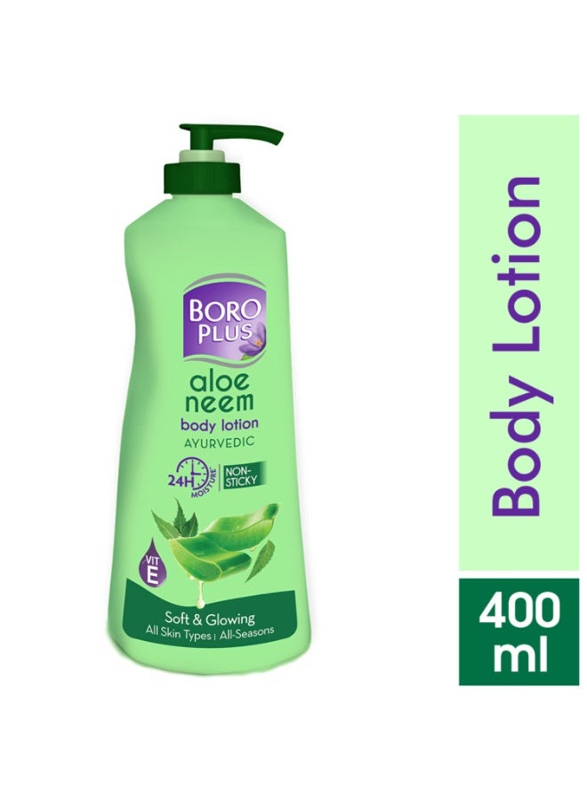 BoroPlus Aloe Neem Body Lotion 400ml - Image 2