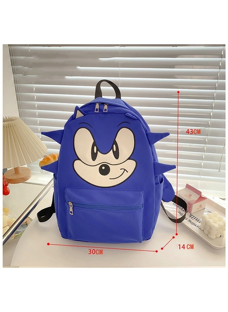 Sonic Cartoon Personalized Travel Backpack Men and Women Large Capacity Backpack High School College Student Backpack 43*30*14CM Nylon Model - Image 2