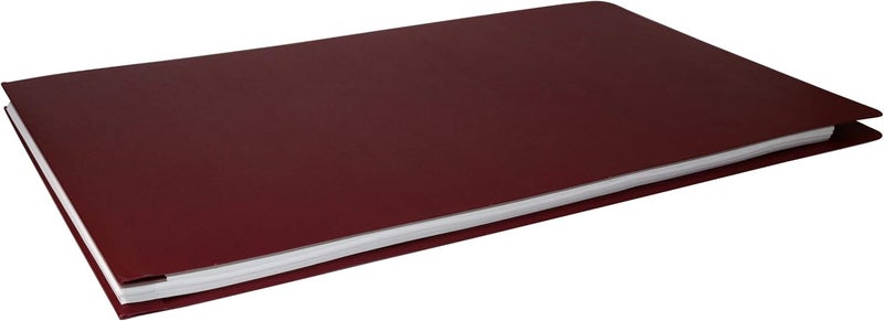 Ruby Paulina 11x17 Pressboard Report Cover Binder with Metal Fastener. Large Format Document, Heavy-Duty 11x17 Folder for Paper Storage - Tattoo or Artwork Portfolio and Tabloid Binder for Blueprints - Aggie - Image 1