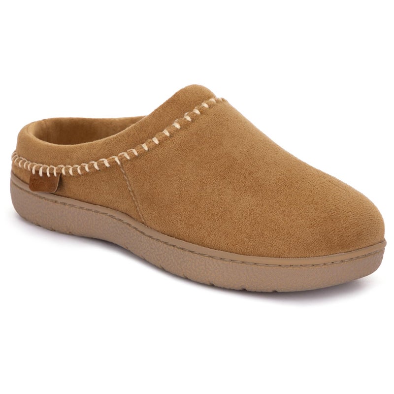 Zigzagger Women's Slip On Moccasin Slippers, Microsuede Indoor/Outdoor Comfy House Shoes with Memory Foam, Cozy Loafer Clog Slippers (Sand, Size 5-6) - Image 4