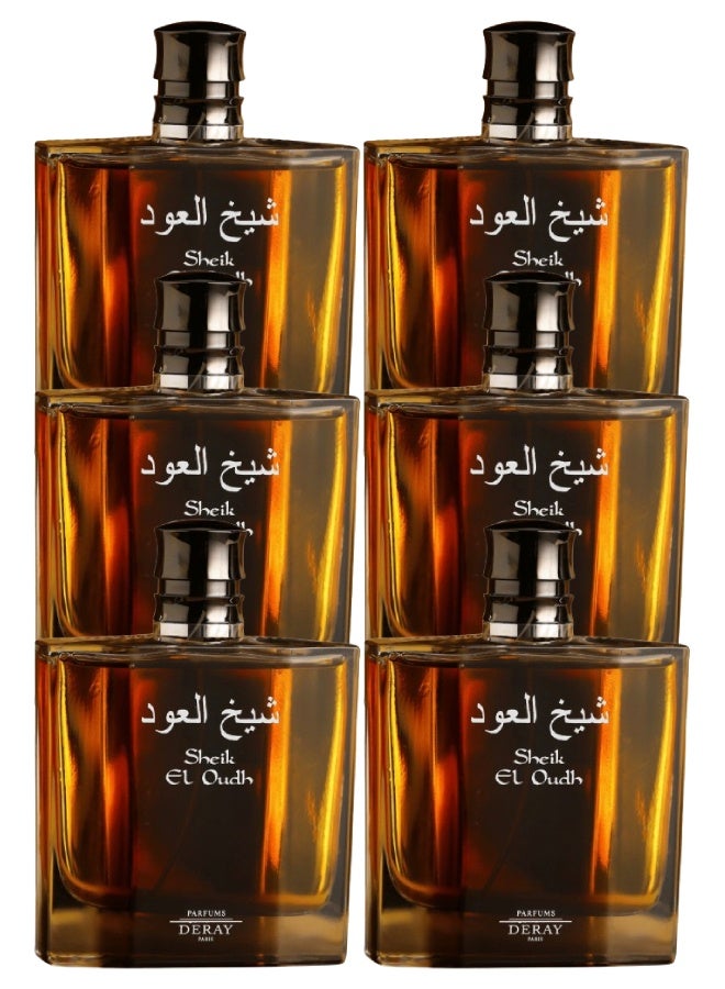 ديراي 6 قطع عطر شيخ العود 100مل - Image 1