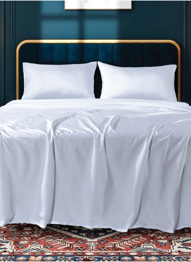 Siesta Zen - Siesta Zen Microfiber Flat Sheet – Soft, Breathable, Wrinkle-Resistant – Lightweight & Durable Bedding for All Seasons - Image 1