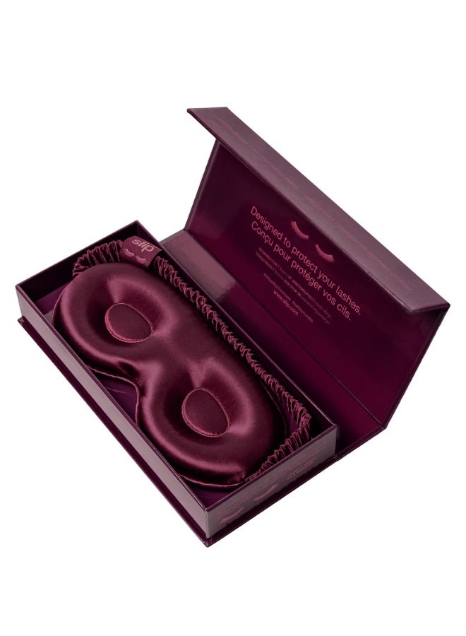 slip pure silk contour sleep mask - crimson - Image 3