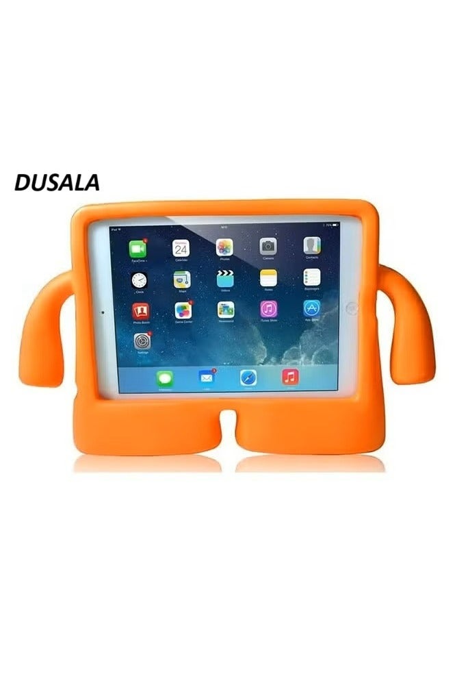 DUSALA Kids Shock‑Proof EVA Case with Handle & Stand for iPad Mini 6 Bright Durable Cover(Orange)