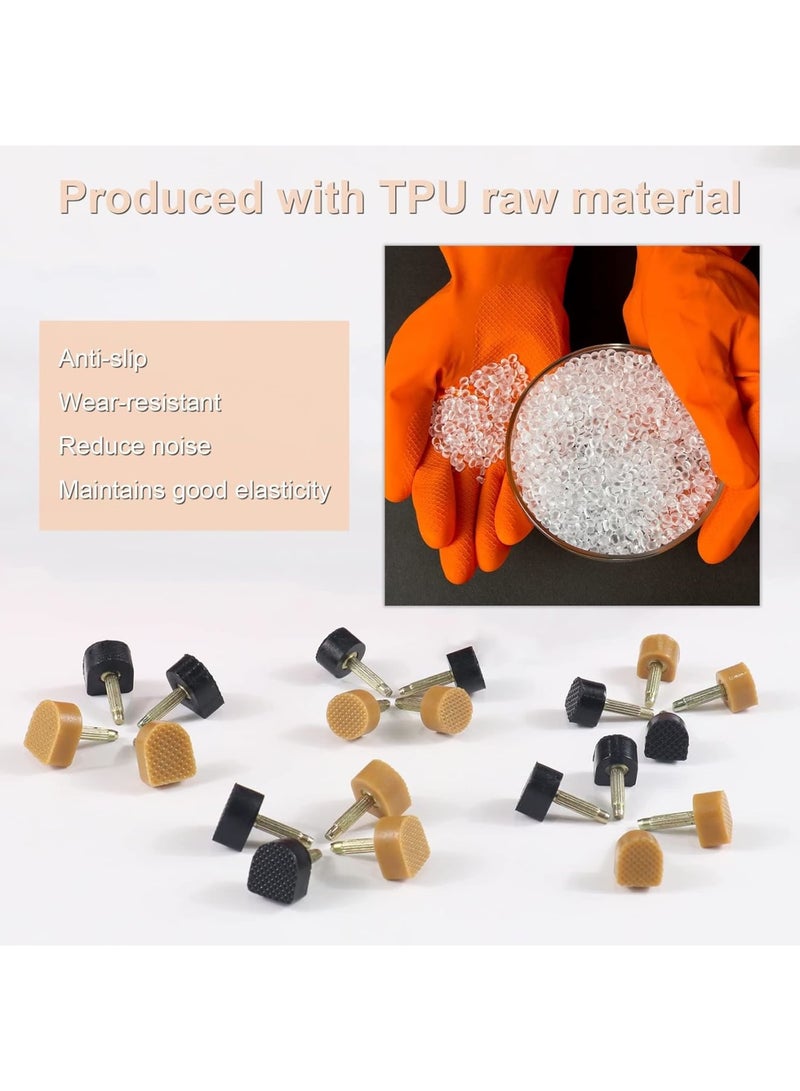 SOLARAE نصائح استبدال الكعب لنساء الأحذية ذات الكعب العالي، أغطية إصلاح كعب دائري ومربع مع كماشة إزالة الكعب - Image 3