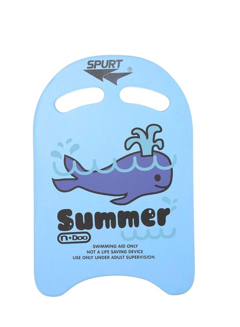 Spurt Swimming Kickboard  Whale-Print Blue – Durable and Lightweight Kickboard for Swimming Training, Pool Exercises, and Water Fitness - Image 1