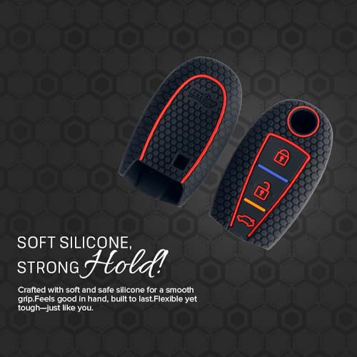 keyzone Keycare Silicone Compatible for Suzuki Ciaz, Baleno, Scross, Vitara Brezza, Ignis Smart Key. (Blue) - Image 5